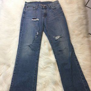 Lucky Brand Gene Montesano Relax Fit Destroy Jeans